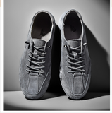 Kool Man.Zapatos Italianos Impermeables - Hechos a mano. Zapatos bajos de cuero para hombre. Zapatillas casuales antideslizantes y transpirable.