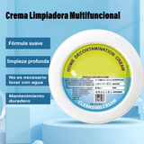 Magic,Crema limpiadora y quitamanchas multifuncional, limpiador de zapatos blancos,crema limpiadora multiusos sin enjuague.Kit de 260 gms con esponja.