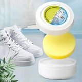 Magic,Crema limpiadora y quitamanchas multifuncional, limpiador de zapatos blancos,crema limpiadora multiusos sin enjuague.Kit de 260 gms con esponja.