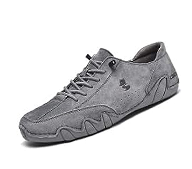 Kool Man.Zapatos Italianos Impermeables - Hechos a mano. Zapatos bajos de cuero para hombre. Zapatillas casuales antideslizantes y transpirable.