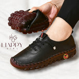 Zapatos de mujer Happy Girl ALL ONLINE 24 negros flexibles con suela acolchada y diseño antideslizante