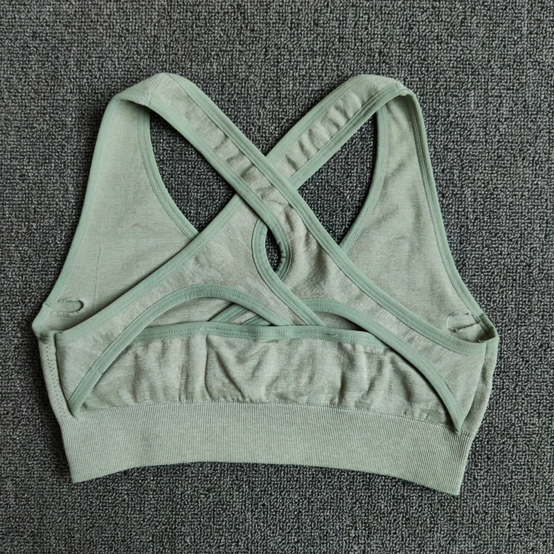 Push Up Sports Bra Suits Outfit 2 Pieces