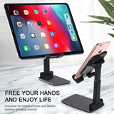Foldable Desk Phone Holder with Stable Anti-Slip Design