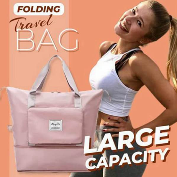 Fashion Large Capacity Folding Travel Bag,Lightweight Waterproof Oxford Fabric Duffel for Sport,Gym,Travel 