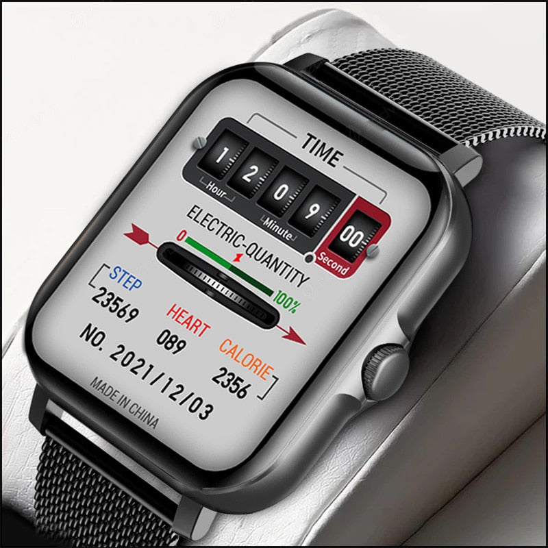 2022 Nuevo Reloj Inteligente con Bluetooth para hombres y mujeres, reloj inteligente resistente al agua IP67 para hombres y mujeres