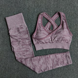 Push Up Sports Bra Suits Outfit 2 Pieces