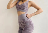 Push Up Sports Bra Suits Outfit 2 Pieces