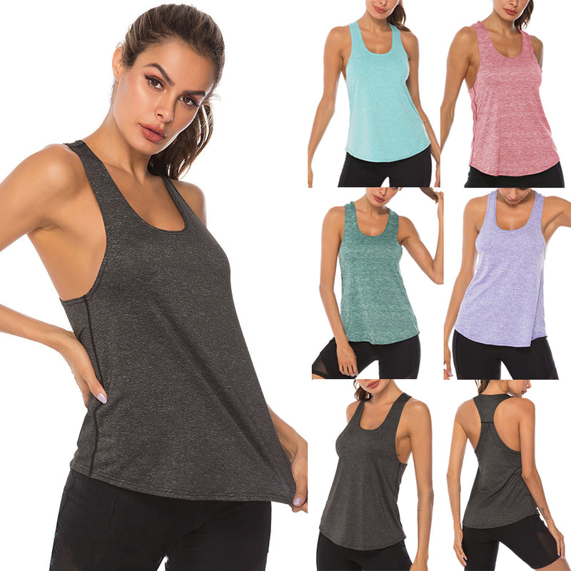 Veronika 2021  Fitness Summer Womens Sports Tank Shirts