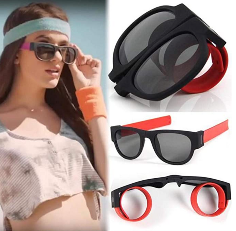 Slap Foldable Wristband Sunglasses