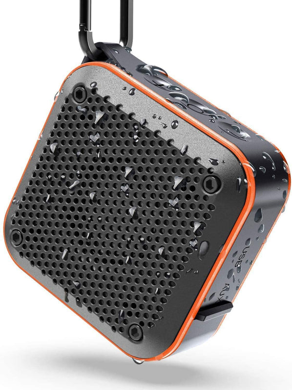 Horn &amp; FM Radio IPX7 Waterproof Bluetooth Speaker, Portable Wireless Outdoor IPX7 Horn &amp; FM Radio 