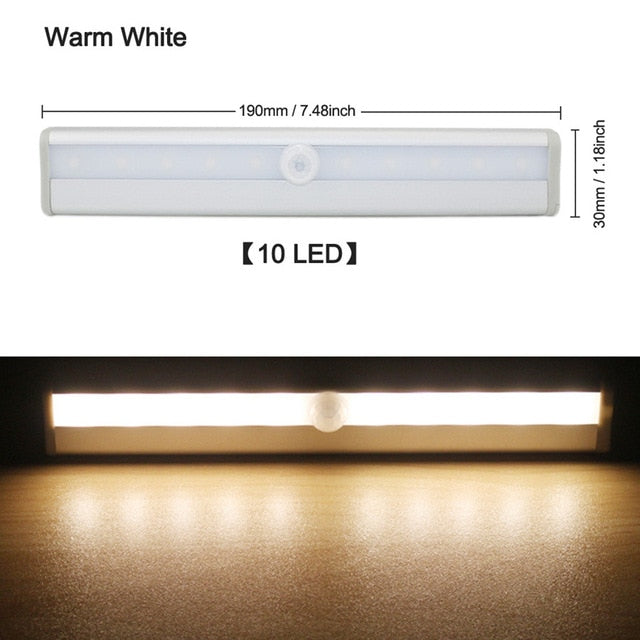 LED Light with Automatic Sensor and Battery