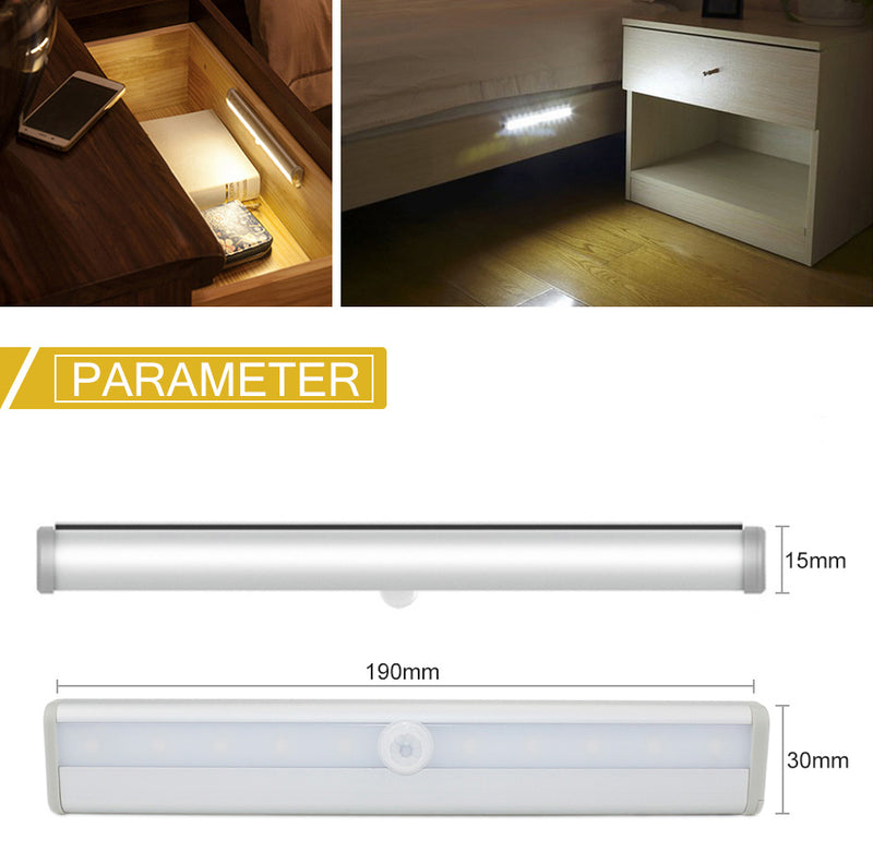 LED Light with Automatic Sensor and Battery