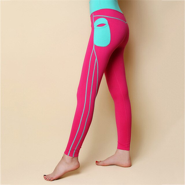 Pantalones deportivos para mujer con bolsillo 2021 Women Yoga Pants With Pocket Quick Dry