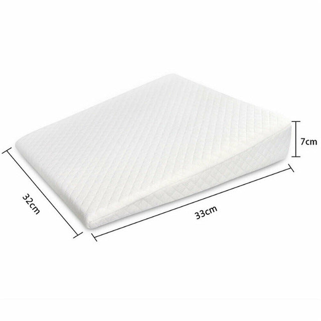 Hot Newborn Baby Sleep Pillow Anti Baby Spit Milk Crib Cot Sleep Positioning Wedge Anti-Reflux Cushion Cotton Pad Mat