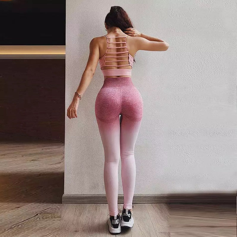 Pantalones de mujer Seamless Leggings Push Up Fashion Pants High Waist Workout Jogging For Women