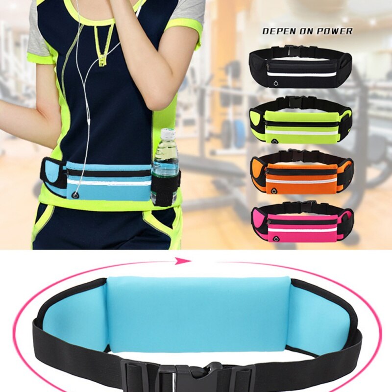 New Running Waist Bag Sport Pack Waterproof Cycling Bag Belt Fanny Waist Pouch Outdoor Travel Racing Hiking Gym Fitness