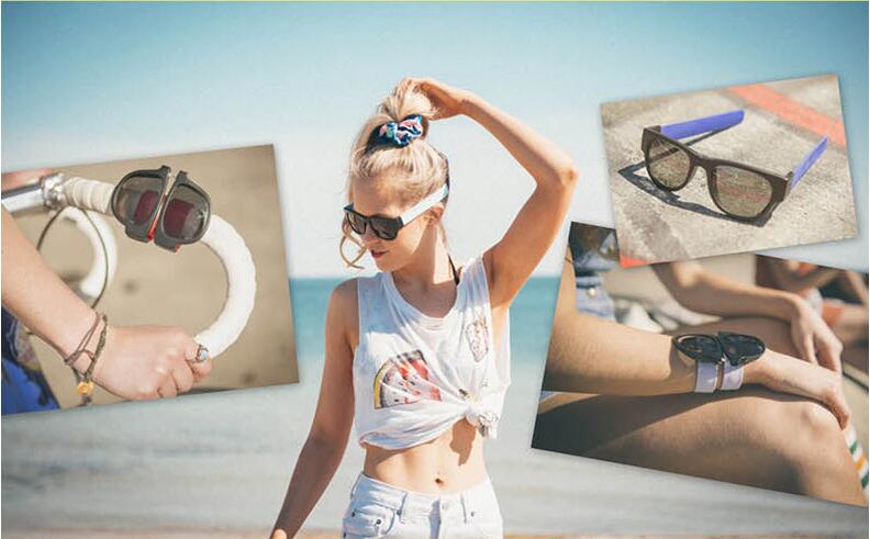 Slap Foldable Wristband Sunglasses
