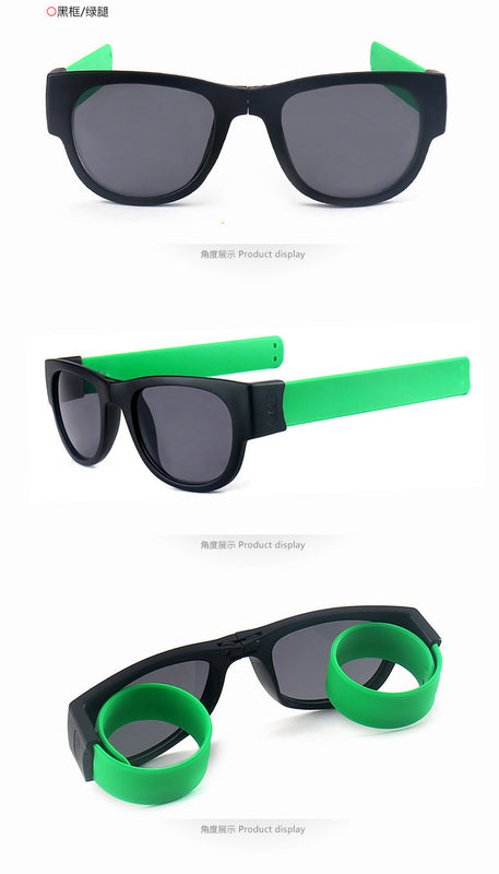 Slap Foldable Wristband Sunglasses