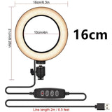 Selfie Ring Lamp With Tripod and control,video filming pack