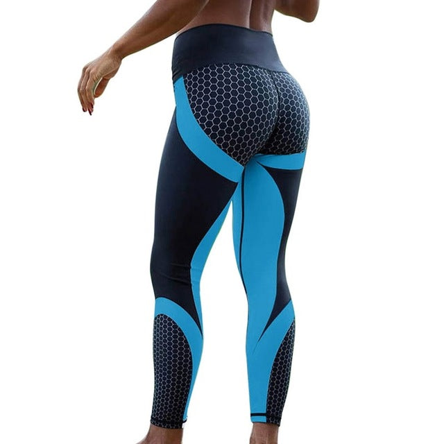 Sexy Mesh Printed Leggings fitness For Women