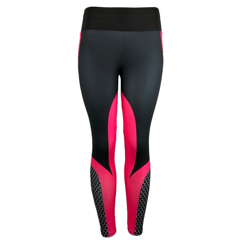 Sexy Mesh Printed Leggings fitness For Women