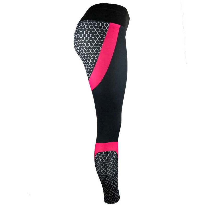 Sexy Mesh Printed Leggings fitness For Women