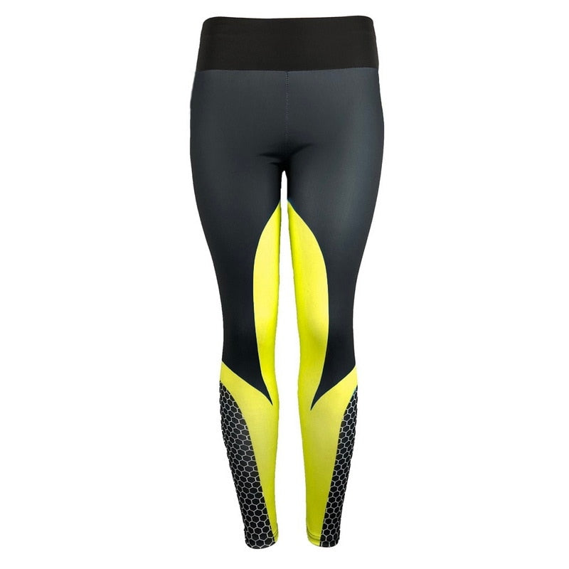 Sexy Mesh Printed Leggings fitness For Women