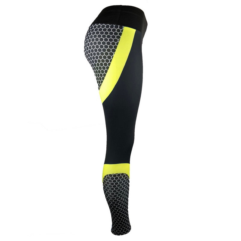 Sexy Mesh Printed Leggings fitness For Women