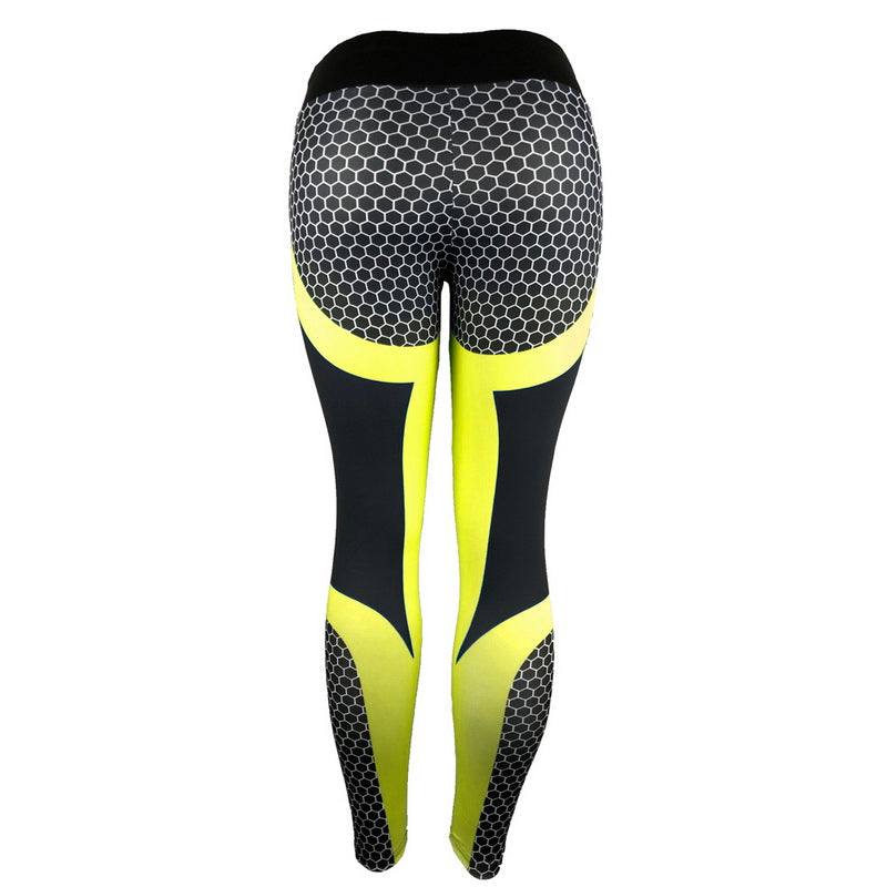 Sexy Mesh Printed Leggings fitness For Women