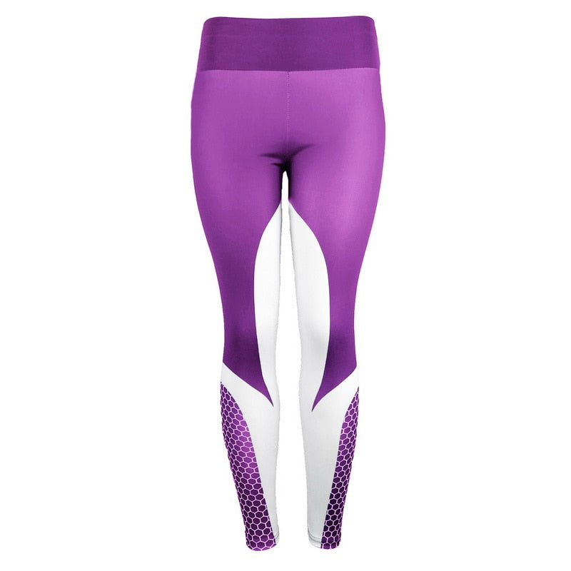 Sexy Mesh Printed Leggings fitness For Women