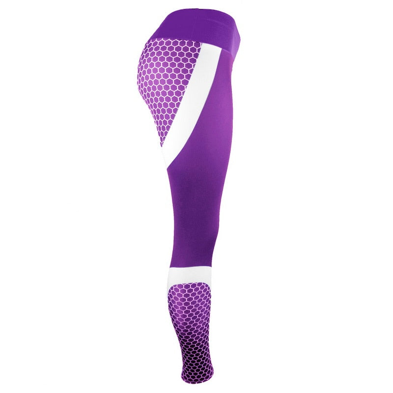 Sexy Mesh Printed Leggings fitness For Women