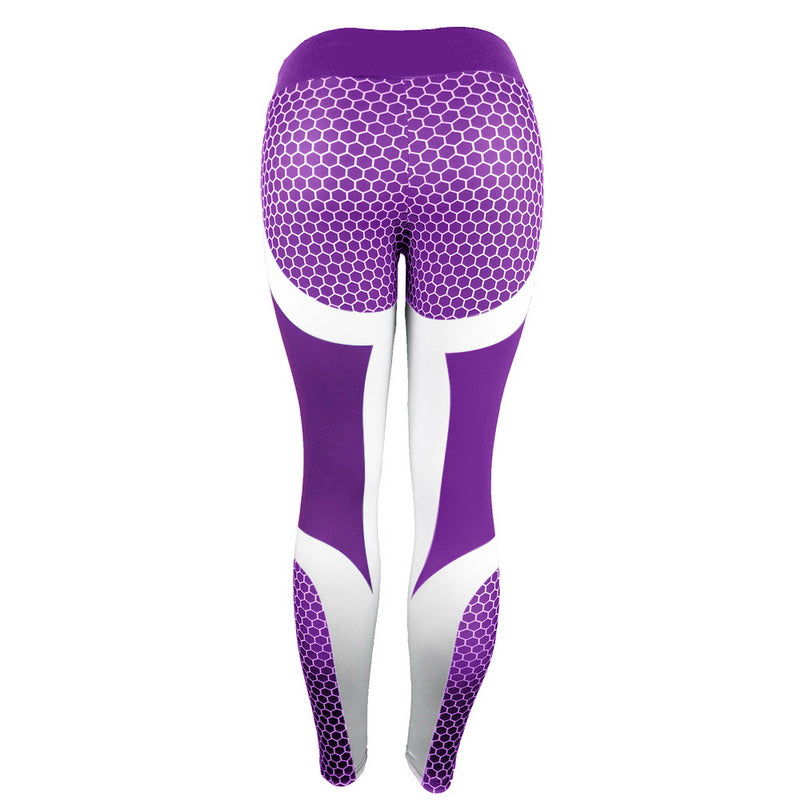 Sexy Mesh Printed Leggings fitness For Women
