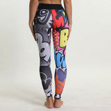 Sexy Mesh Printed Leggings fitness For Women
