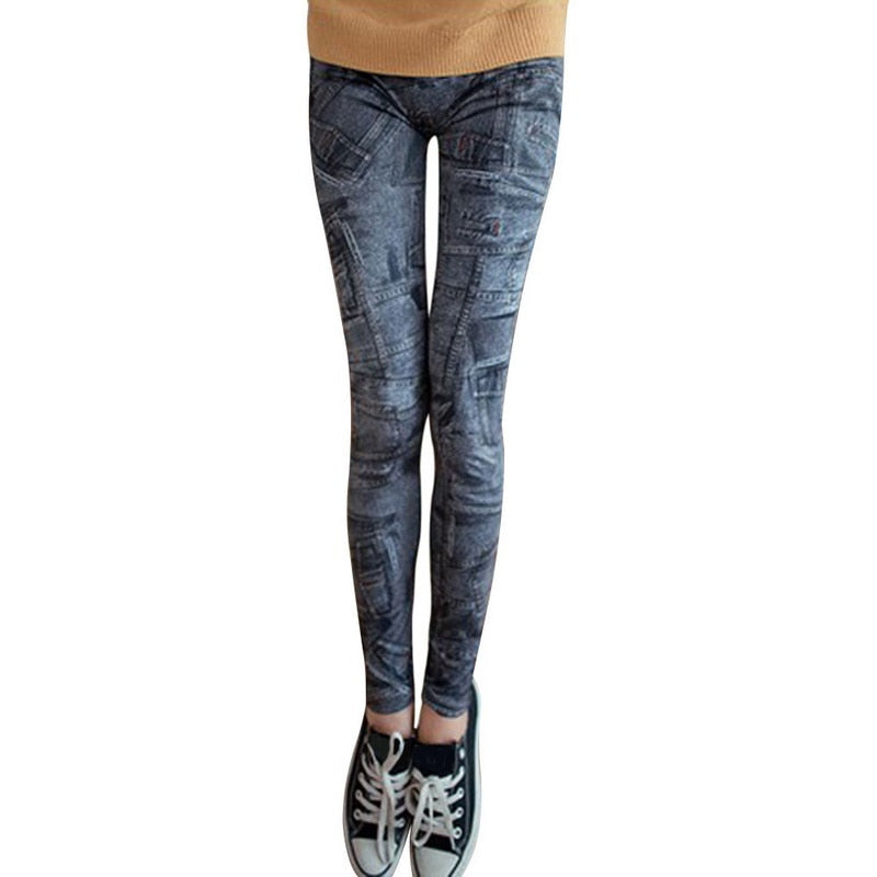 Sexy Mesh Printed Leggings fitness For Women