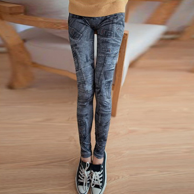 Sexy Mesh Printed Leggings fitness For Women