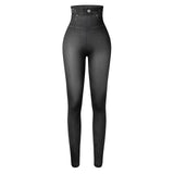 Slim Look Push Up Seamless High Waist Jeans Leggings Women
