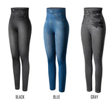 Slim Look Push Up Seamless High Waist Jeans Leggings Women