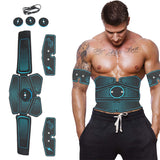 Home Gym Abdominal Muscle Trainer Massage Stimulator Leg Arm Belly Buttock Exercise Electric Simulators Massage Press