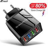 Crouch USB Charger Quick Charge 3.0 for Phone Adapter for iPhone Huawei Mate 30 Tablet Portable Wall Mobile Charger Fast Charger