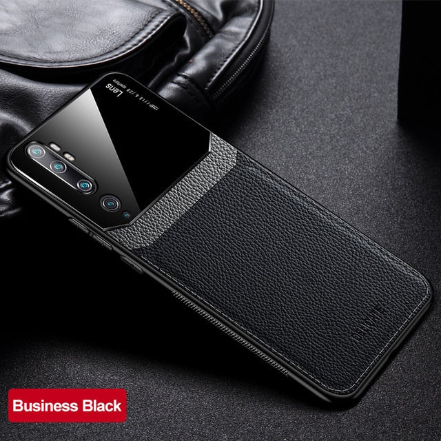 Phone Case for Xiaomi Mi Note 10 Case Cover Skin Shockproof PC Leather Soft PU Back Case for Xiaomi Mi Note 10 Pro Case Coque