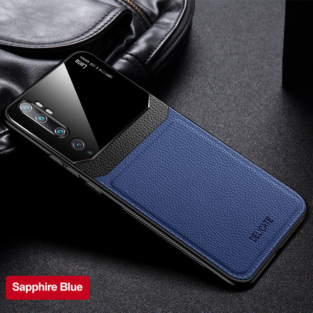 Phone Case for Xiaomi Mi Note 10 Case Cover Skin Shockproof PC Leather Soft PU Back Case for Xiaomi Mi Note 10 Pro Case Coque