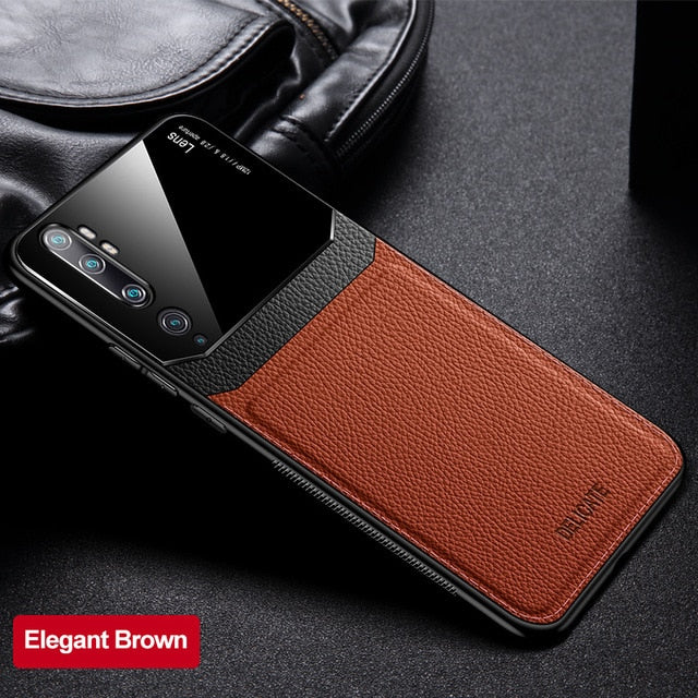 Phone Case for Xiaomi Mi Note 10 Case Cover Skin Shockproof PC Leather Soft PU Back Case for Xiaomi Mi Note 10 Pro Case Coque