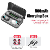 Wireless Headphones TWS Bluetooth 5.0 Wireless Earphones 2200mAh Charging Box With Microphone Sport Waterproof Headsets Earbuds