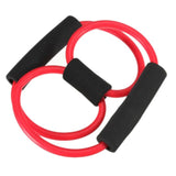 Control Weight Expansion Rubber Tubing Pull on Rope Elastic Bands for Fitness Yoga Tube 8 Type Gym Workout Rubber Pulling Loop