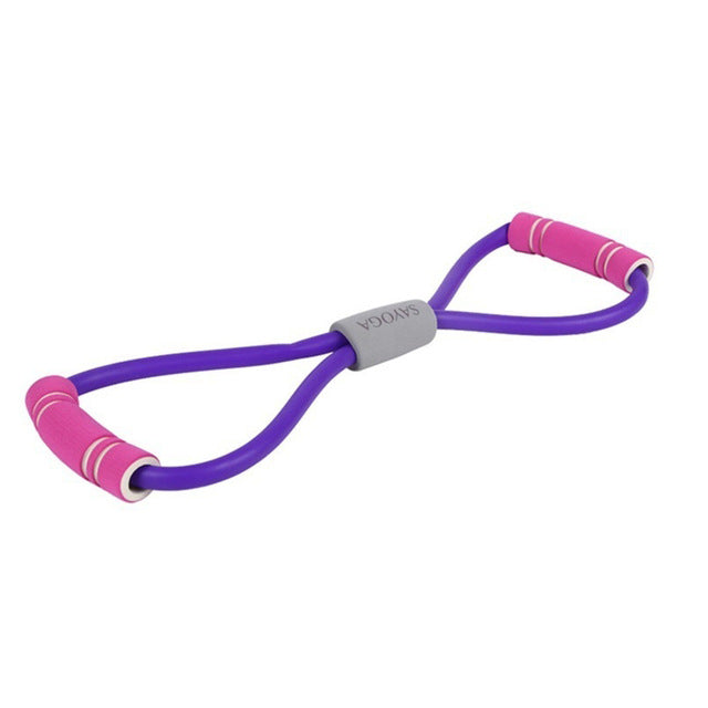 Control Weight Expansion Rubber Tubing Pull on Rope Elastic Bands for Fitness Yoga Tubo 8 Tipo Gym Workout Rubber Pulling Loop