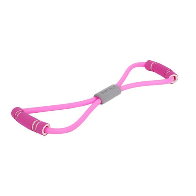 Control Weight Expansion Rubber Tubing Pull on Rope Elastic Bands for Fitness Yoga Tubo 8 Tipo Gym Workout Rubber Pulling Loop