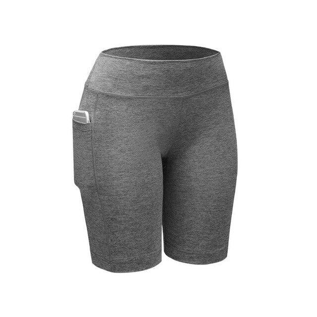 High Waist Workout Out Pocket Shorts