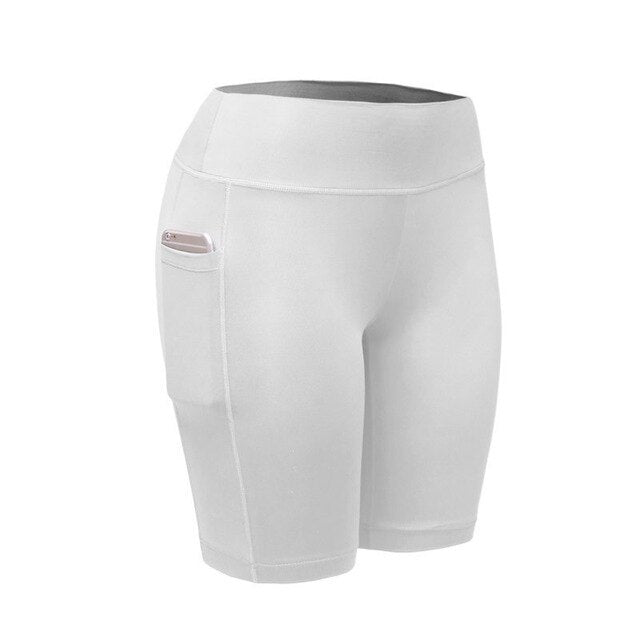 High Waist Workout Out Pocket Shorts