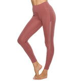 Pocket Yoga Pants High Waist Women Mesh Hollow Out Leggings Gym Running Workout Leggins Sport Fitness Sports Wear