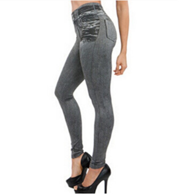 Fashion Patchwork Workout Legging Stretch Slim Pocket